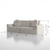Sofa piankowa do pokoju dziecka Soffi Sofa modułowa dla dziecka do zabawy Soffi