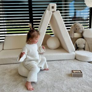 Sofa modułowa dla dzieci Soffi Bouclé 160 cm
