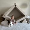 Sofa modułowa dla dzieci Soffi Cordy Slim Modułowa sofa kreatywna dla dzieci do zabawy Soffi Cordy Slim beżowa