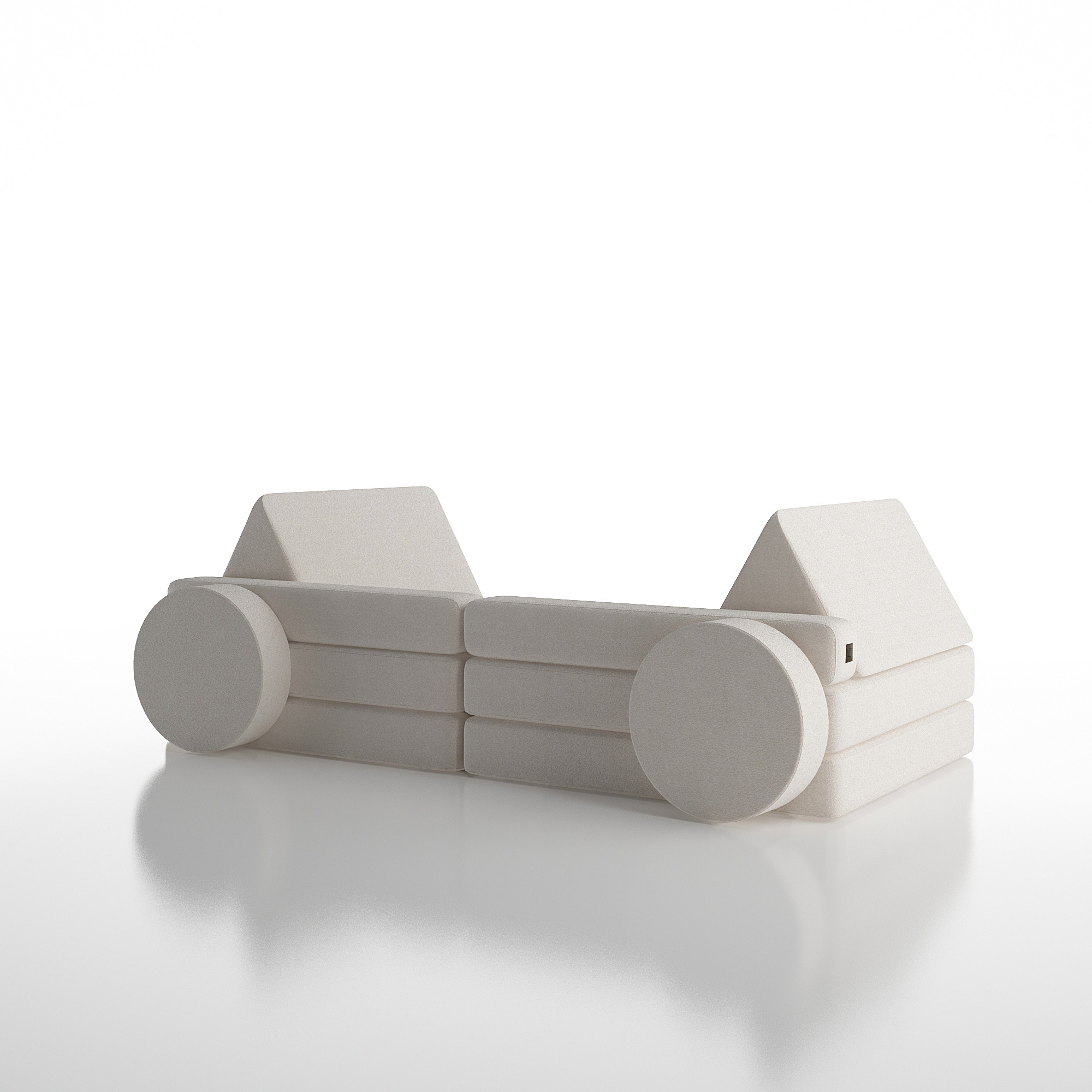 Sofa piankowa do pokoju dziecka Soffi Sofa modułowa do zabawy dla dzieci Soffi