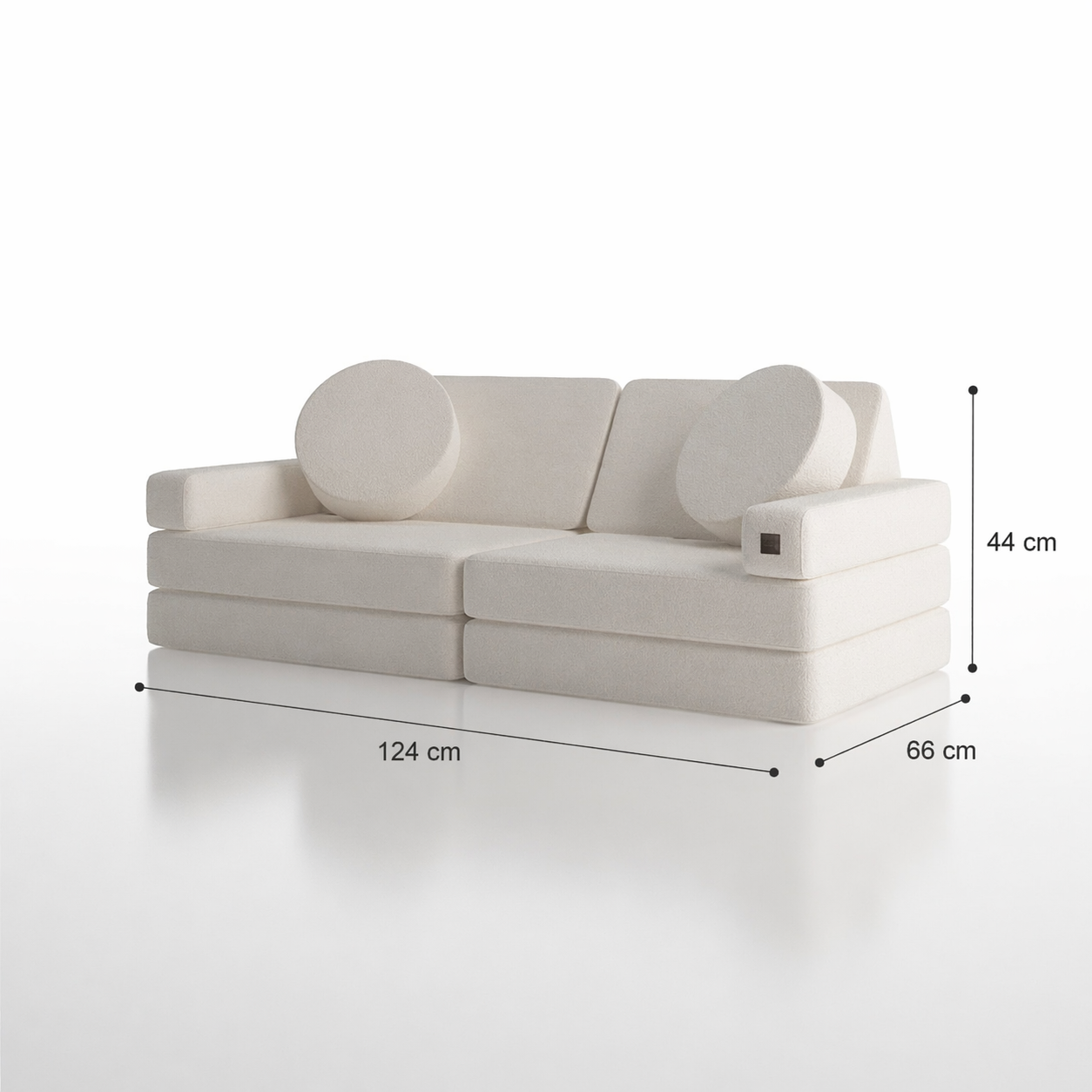 Sofa modułowa dla dzieci Soffi Petite Sofa modułowa do pokoju dziecka Soffi Petite - kreatywna i bezpieczna