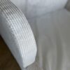 Soffi Lomi Cordy piaskowy sztruks Soffi Lomi piankowe łóżko dla dziecka z materacem